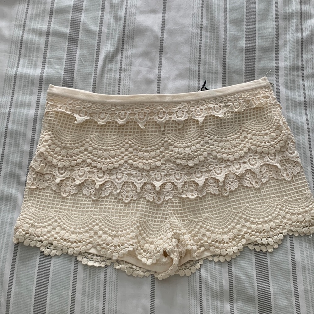 Lace shorts